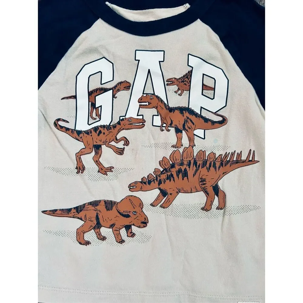 BABYGap GAP Toddler Boys 3 Long Sleeve Knit Shirt Bundle